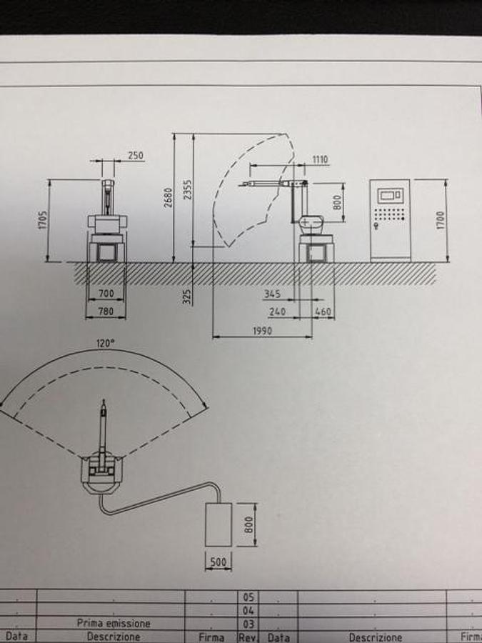 Used Painting robot CMA ROBY-6, Com. Stollen plant