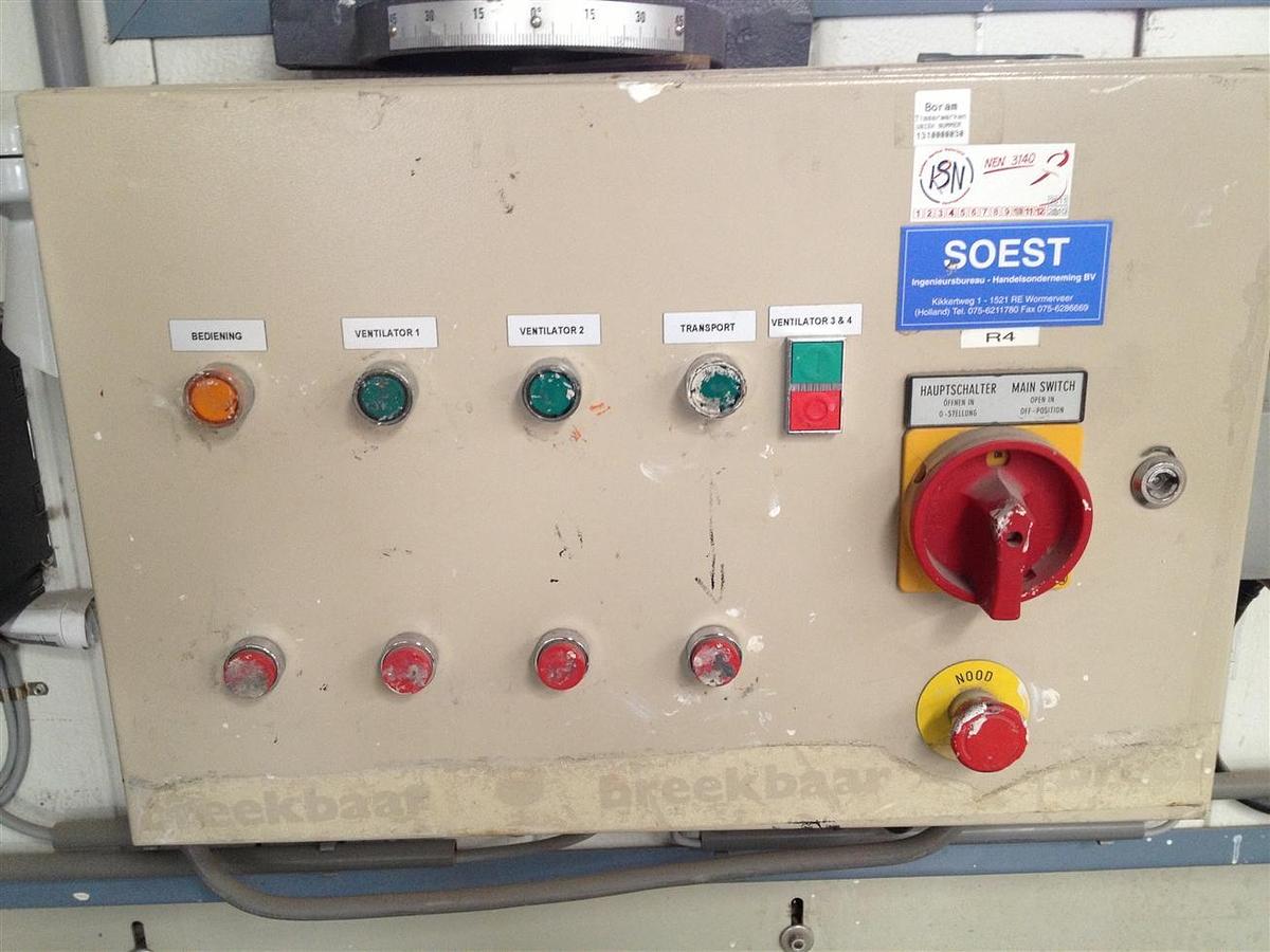 Gebraucht Düsentrockenkanal Soest Länge 9.000 mm, AB 1600 mm