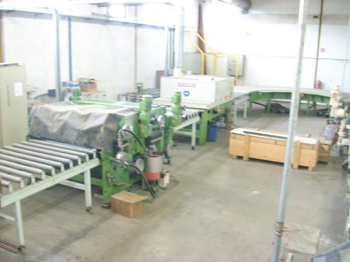Used UV Roller Coating Line Bürkle-Hackemack