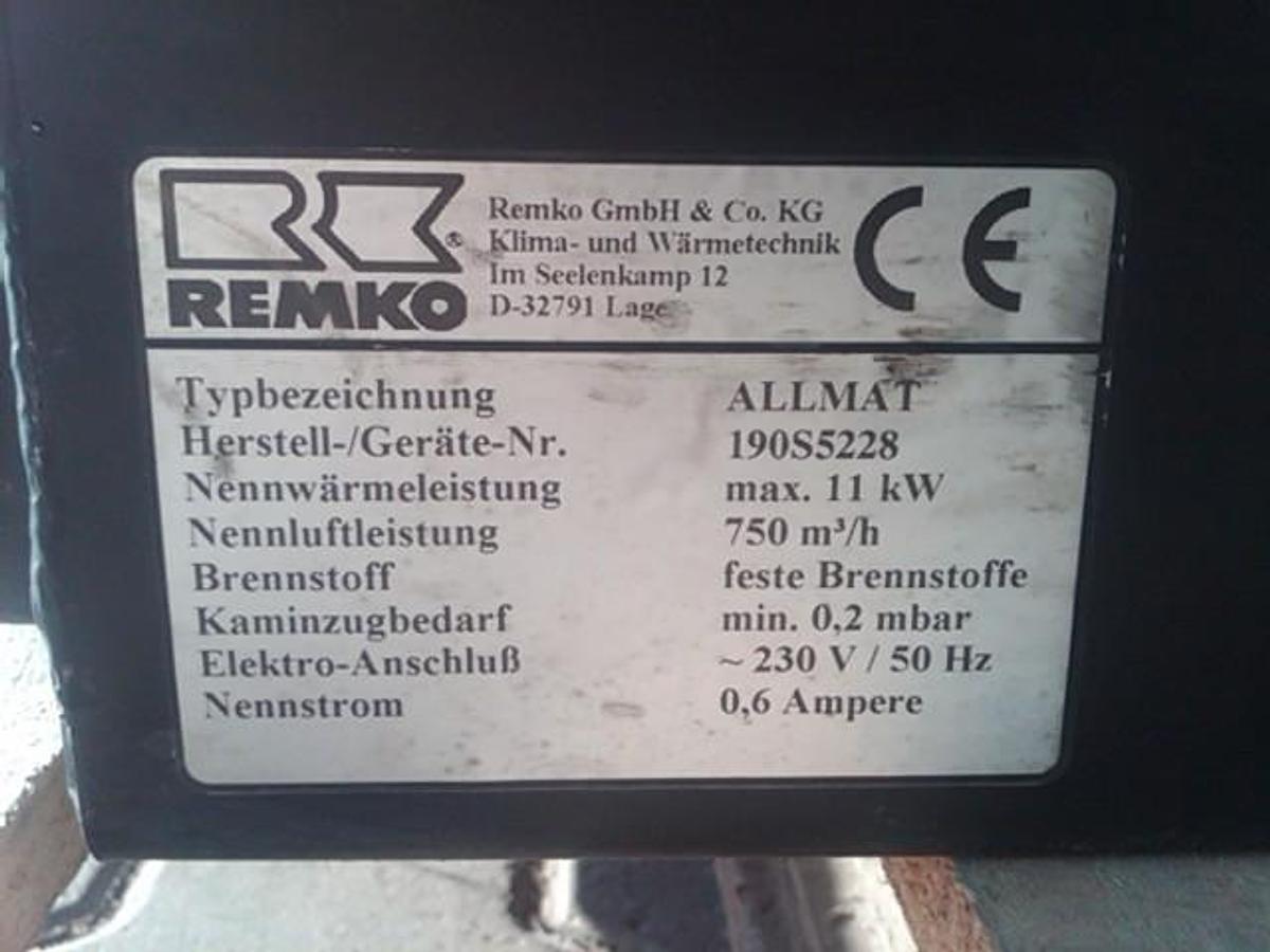 Used Heizautomat REMKO,  Typ ALLMAT