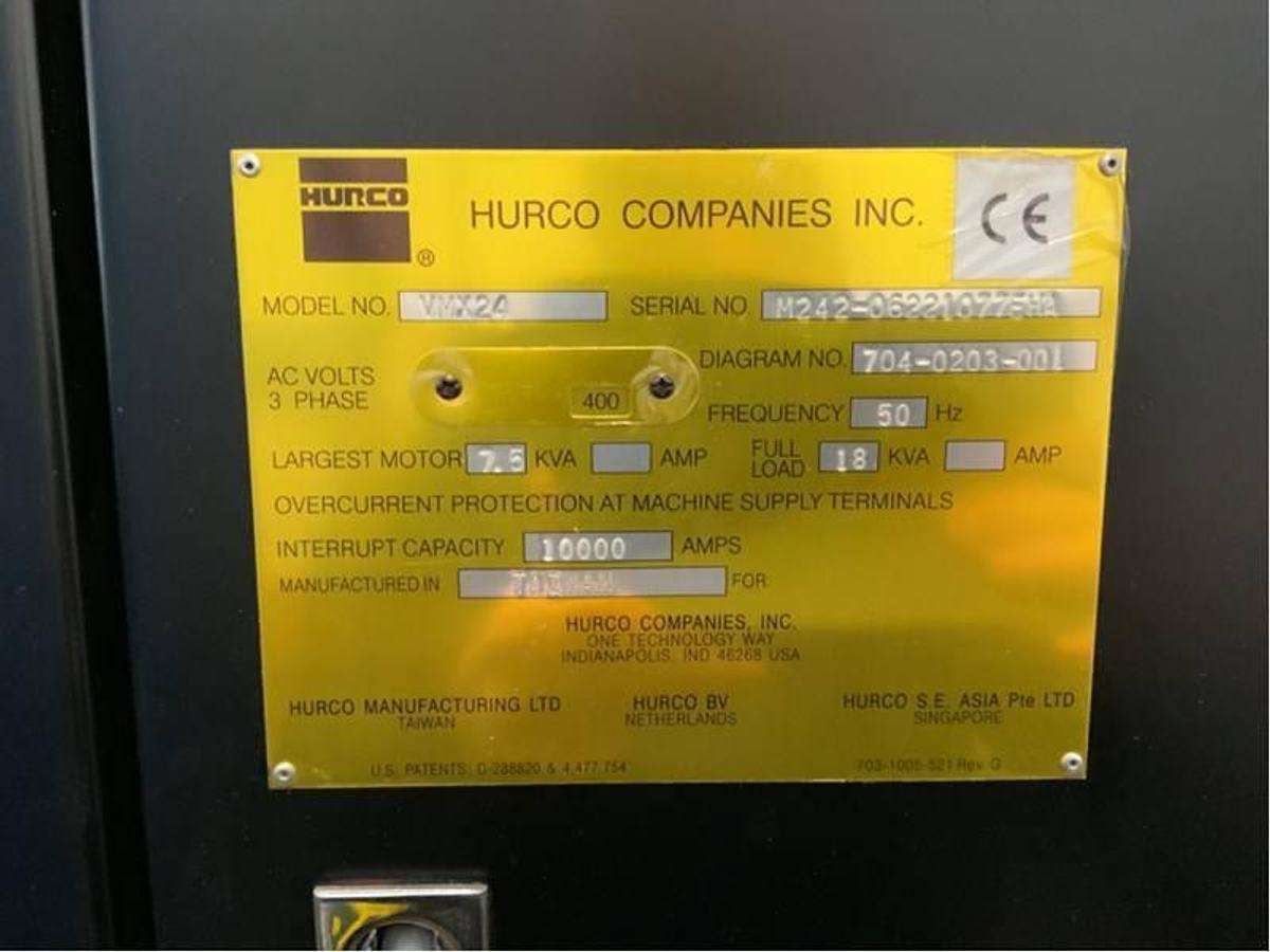 Used CNC machining center Hurco type VMX24