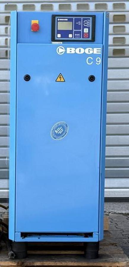 Used Screw compressor Boge C9 with air dryer