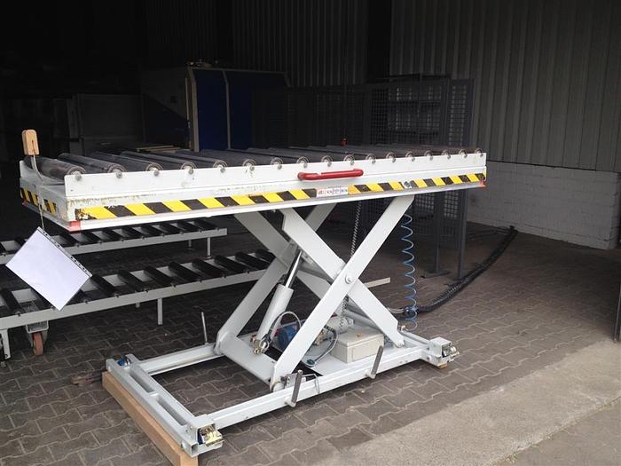 Gebraucht Hebebühne mit Rollenbahn, AB 750 mm, mit Bremse-1