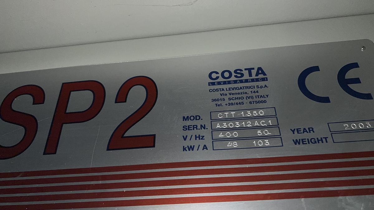 Gebraucht Breitbandschleifmaschine ,COSTA S3, CTT 1350