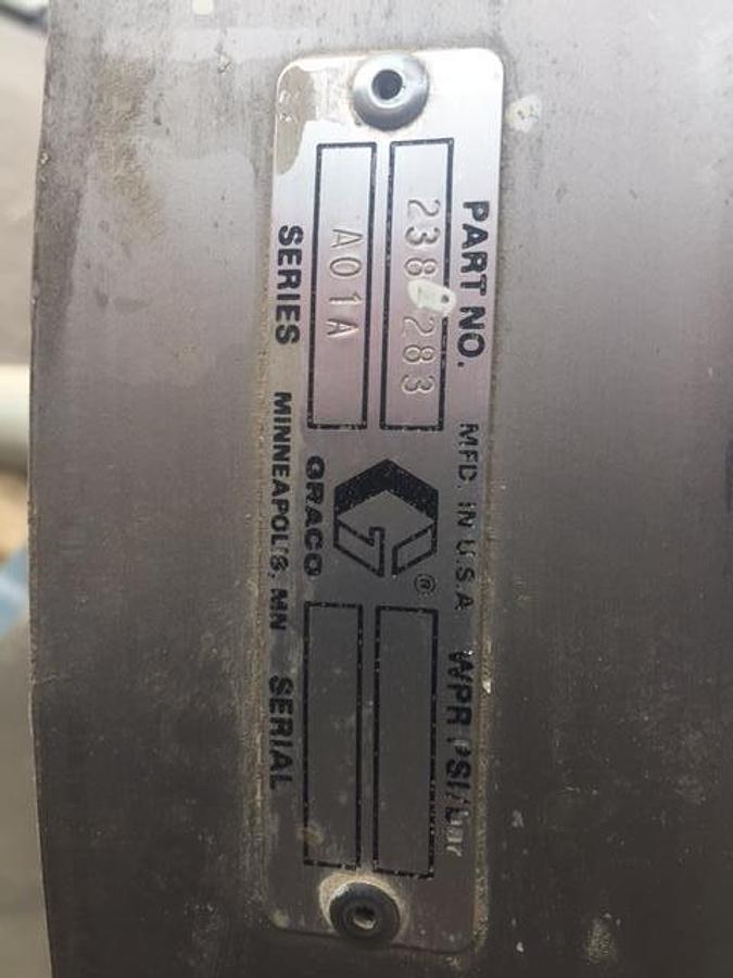 Used Agitator, lifting device,Graco A01A stainless steel-1