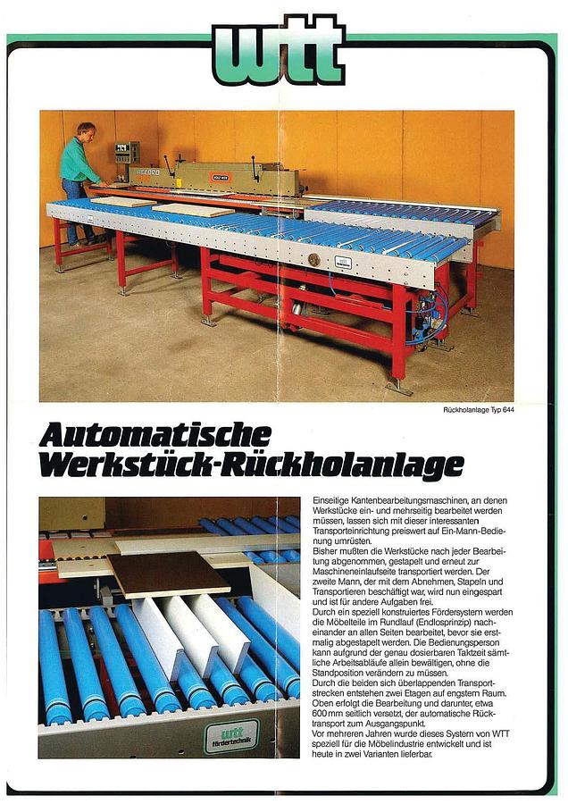 Gebraucht Kantenanleimmaschine IMA COMPACT 5620F/Rückführung