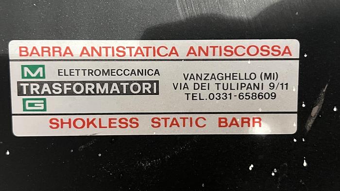 Used Dedusting Superfici, air nozzles and ionization