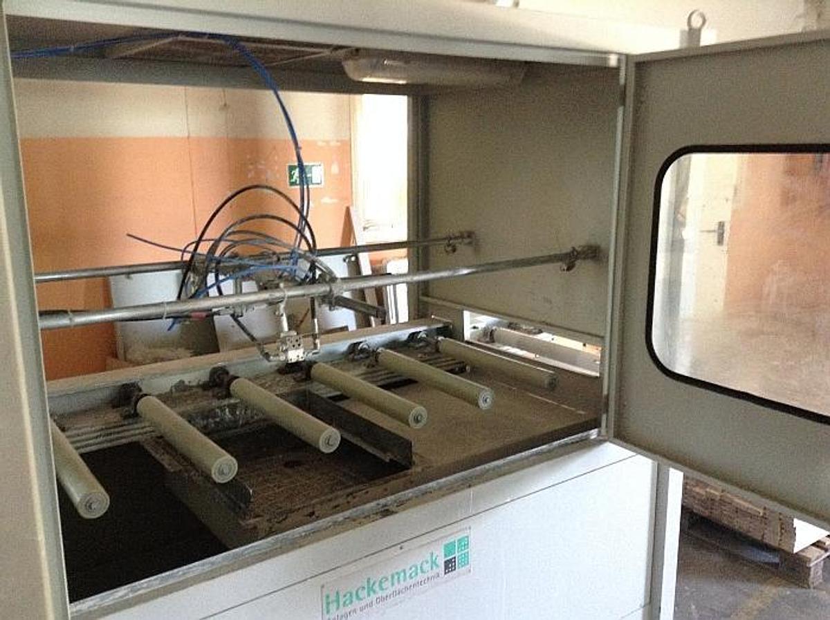 Used Hackemack KTR 3280 automatic strip spraying machine