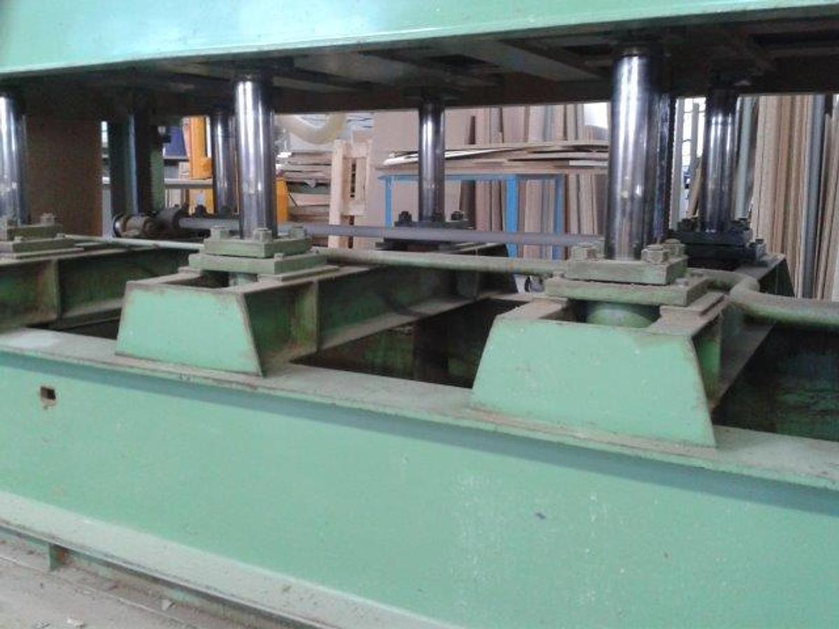 Used Veneer press Bürkle S 100, 4 decks