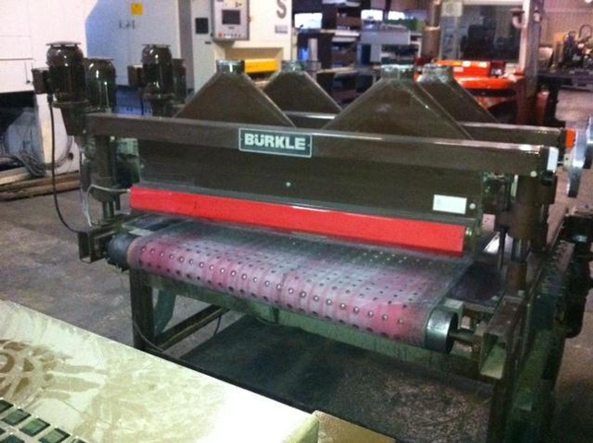 Used Distributor brushing machine Bürkle 2 brushes