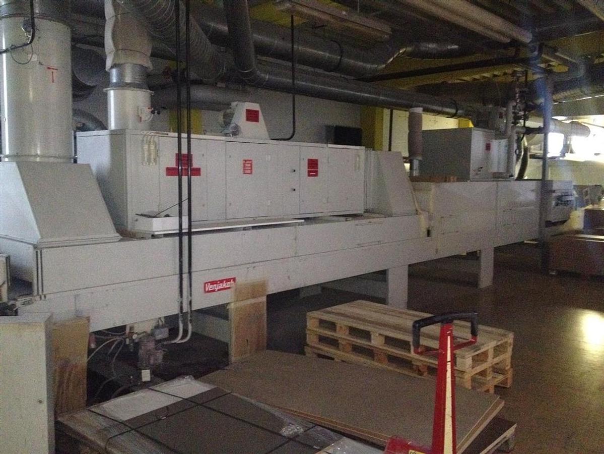 Used Abdunst-und Düsentrockner mit 5 IR Strahlern