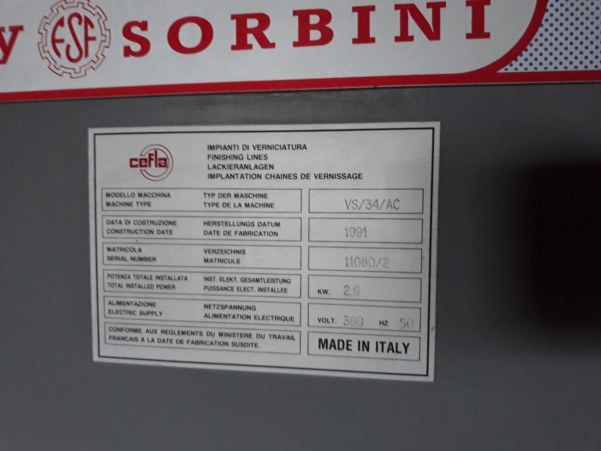 Used Dedusting machine Cefla/Sorbini VS series