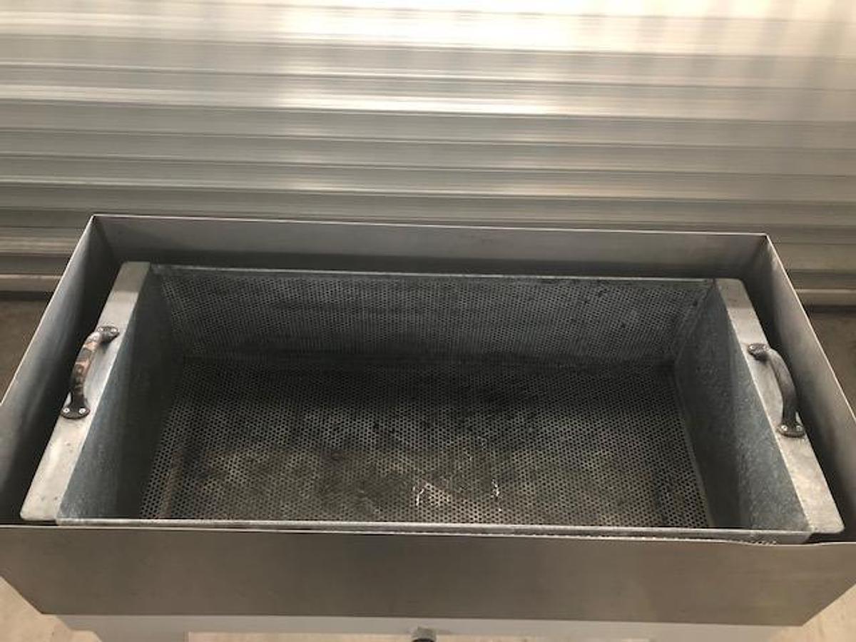 Used Reinigungs-und Waschwanne mit Deckel Edelstahl