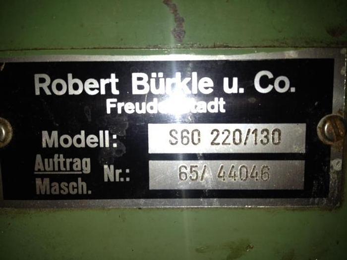 Used Presas, šaltas presas, Bürkle S 60