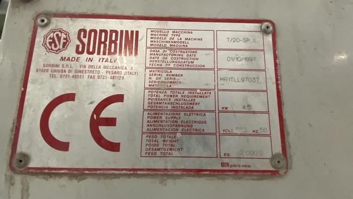 Gebraucht Spachtelaufftragmaschine Sorbini T/20-SP 1