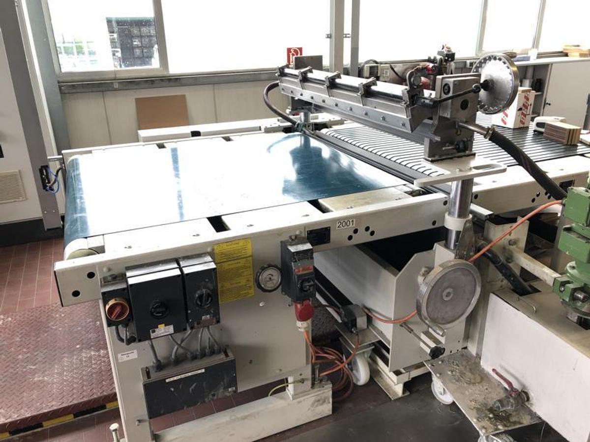 Gebraucht Lackgießmaschine Bürkle LZA 1 - 1300