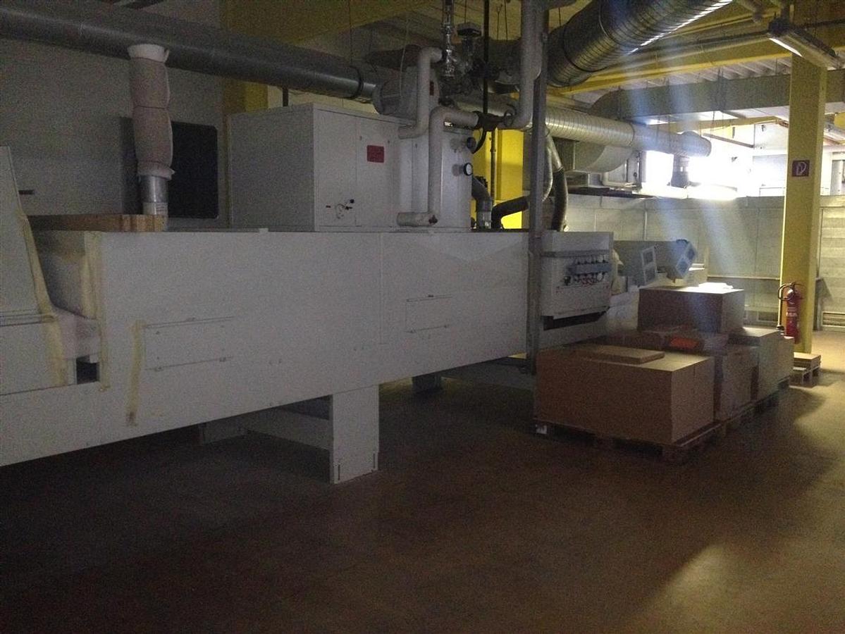 Used Abdunst-und Düsentrockner mit 5 IR Strahlern