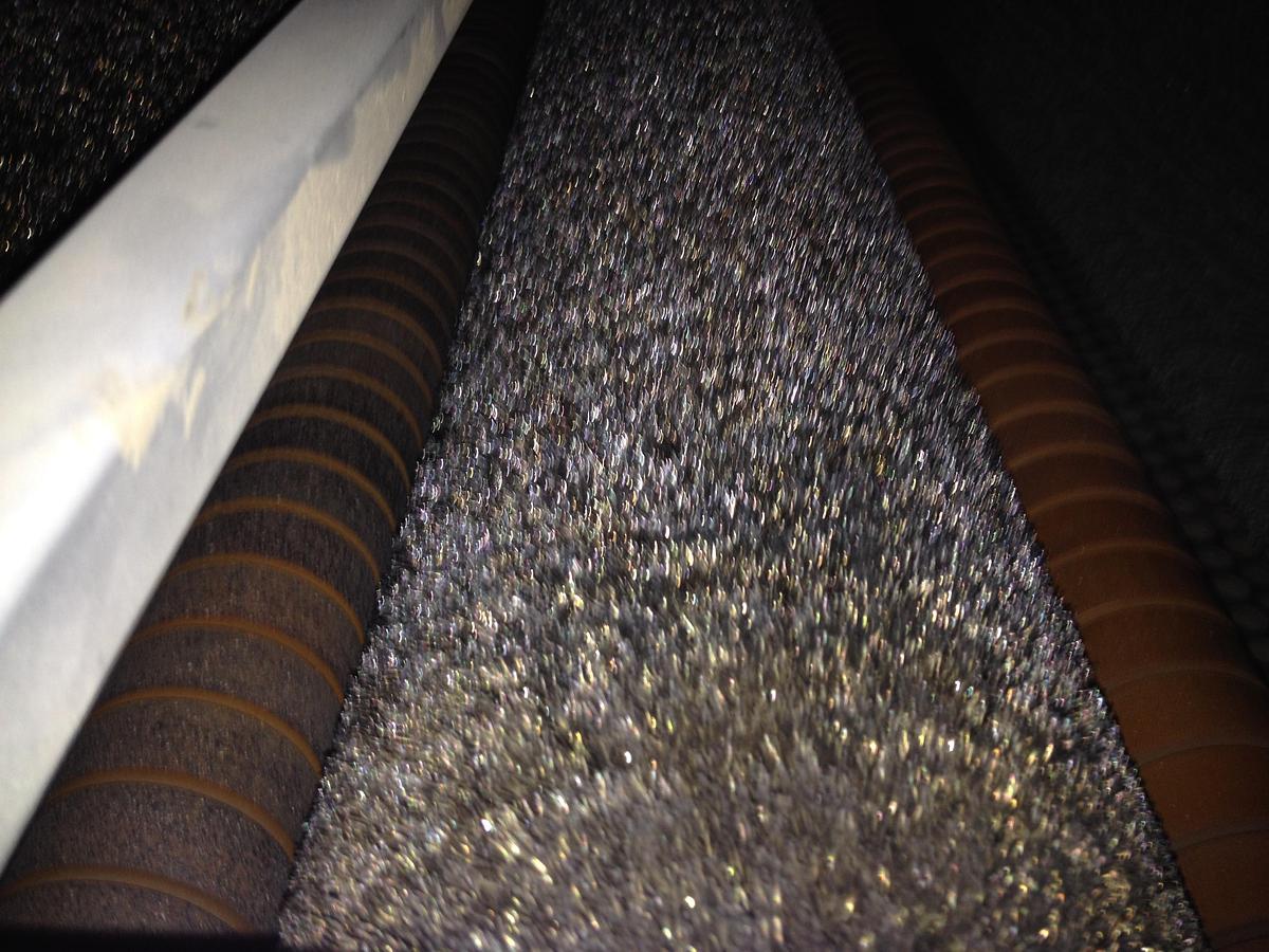 Used Heesemann FGA structuring machine with 2+1 brushes