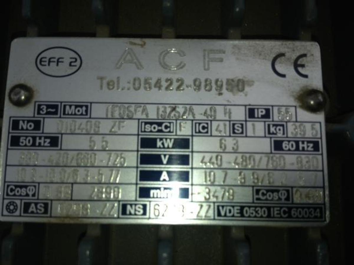 Used Farbnebelventilator ACF  Venjakob 5,5 kW/NW 400 mm