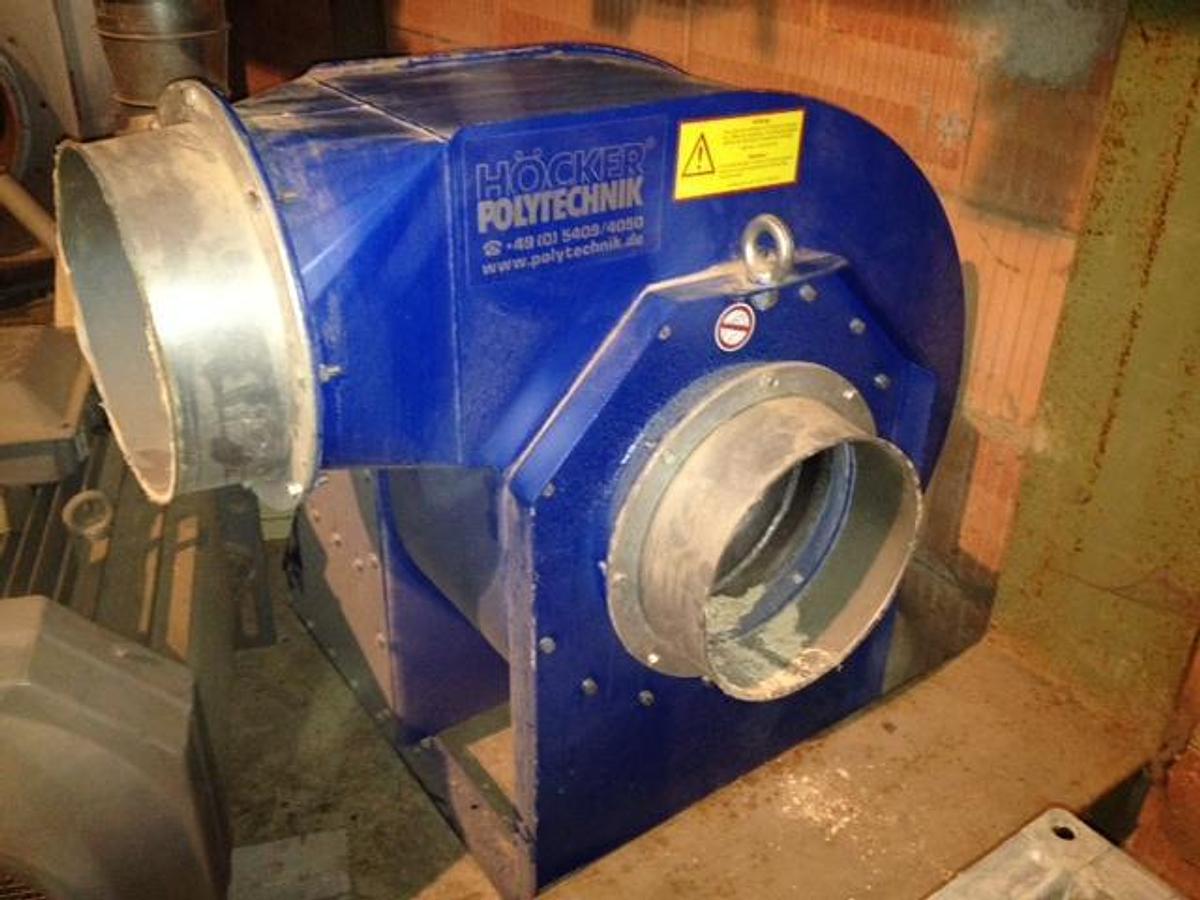 Used Absaugventilator Höcher Polytechnik 7,5 kW