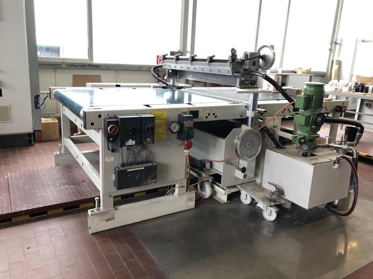 Used Bürkle LZA 1 - 1300 paint pouring machine