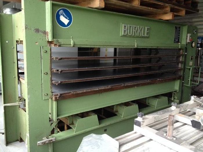 Gebraucht Furnierpresse Bürkle S 100, 4 Etagen