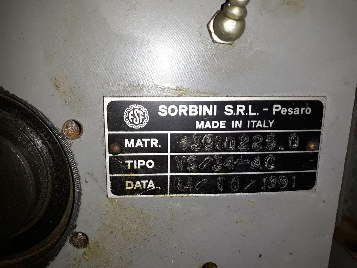 Used Dedusting machine Cefla/Sorbini VS series
