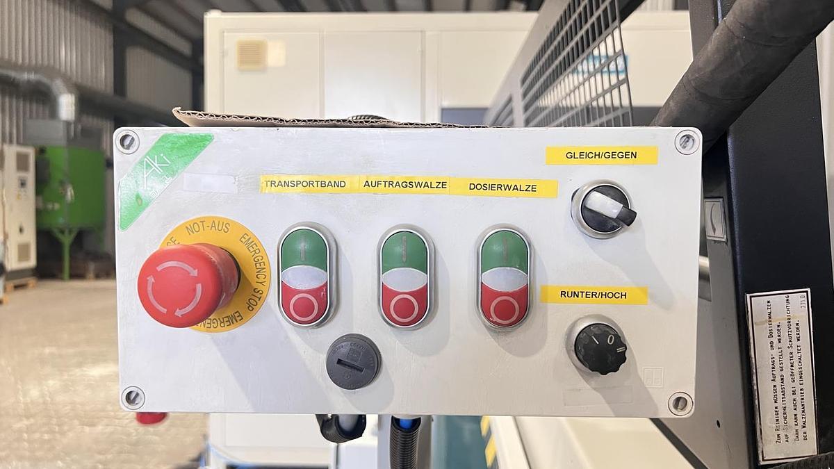 Used Roller coating machine Bürkle Typ. DAL-1