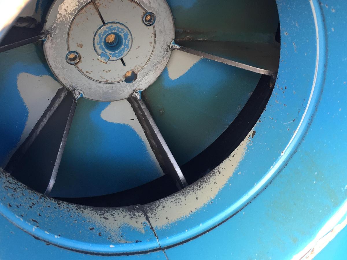 Used Absaugventilator, Höcker Polytechnik D250 mm/5,5KW