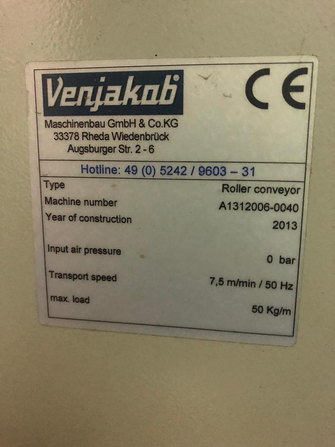 Used Rollentransport Venjakob, Länge 3.100 mm