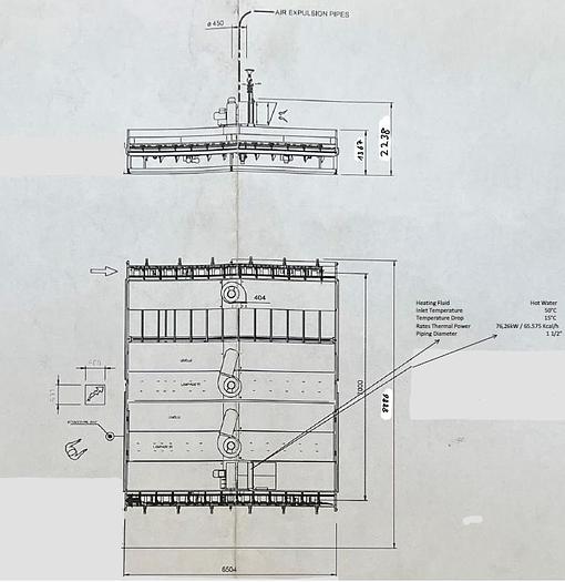 Used Power dryer Cefla Falconi Fono FT 6500