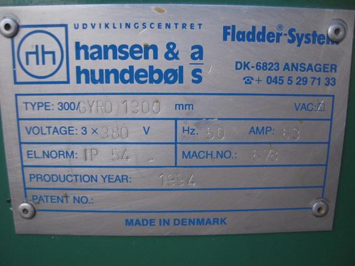 Used Brush sanding machine Fladder Gyro 300 VAC