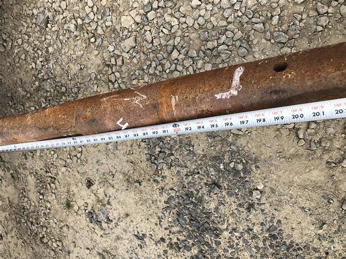 Used Drill Stem with Open-Side Rope Socket