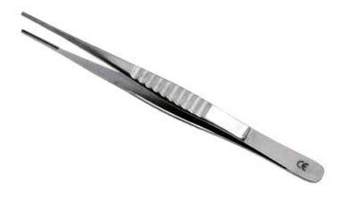 Used Forceps Tissue Dissecting Atraumatic DeBakey 2.8mm Wide Vascular 150mm (6in)