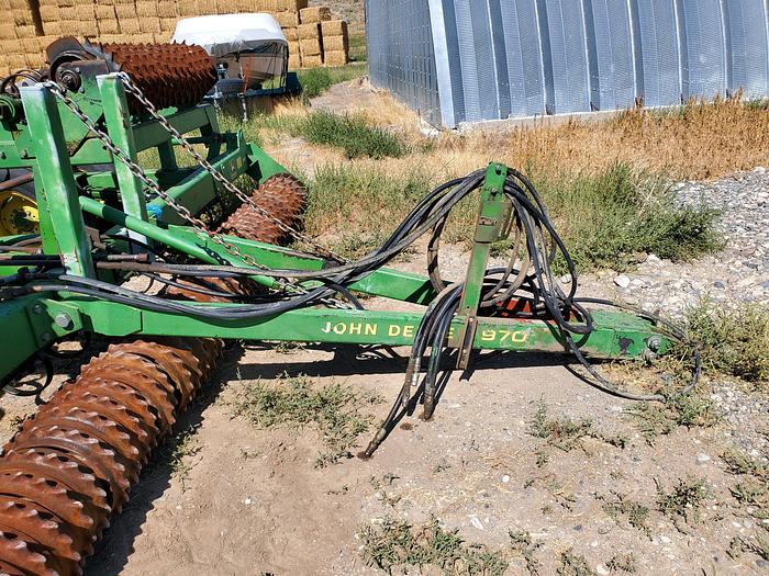 Used 25' John Deere 970 Roller Harrow