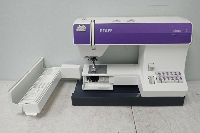 Used PFAFF Type 610A Select 4.0 Sewing Machine w/ Cover & Foot Pedal / Controller