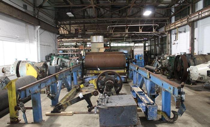 Used 110" BLACK CLAWSON AUTO-FLYTE TRACK REEL