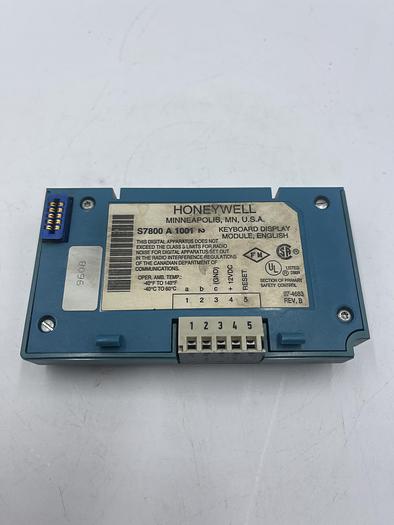 Used Honeywell S7800 A 1001