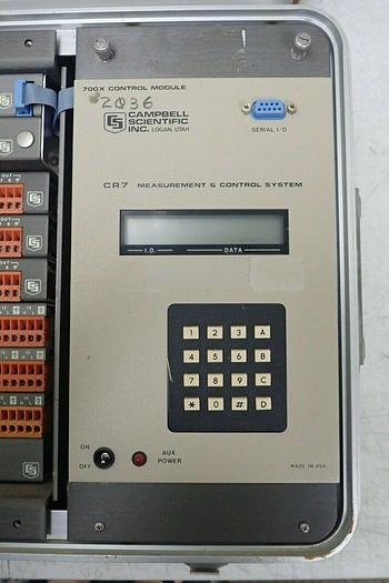 Used Campbell Scientific CR7 Measurement Control System 700X I/O Module with Cable