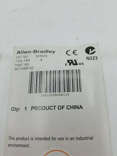 ALLEN BRADLEY 1734-TBS SER. A