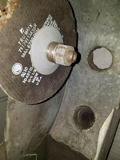 Used Setco Cadet #101 Double Wheel Buffer 1 HP 440V Polisher Grinder Jack Lathe