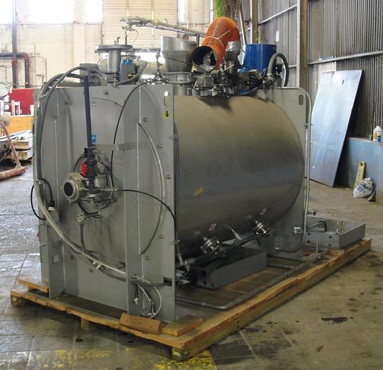 Used 2400 LITER (85 CU. FT.) MIX S.R.L. PLOW MIXER - S/S - JACKETED