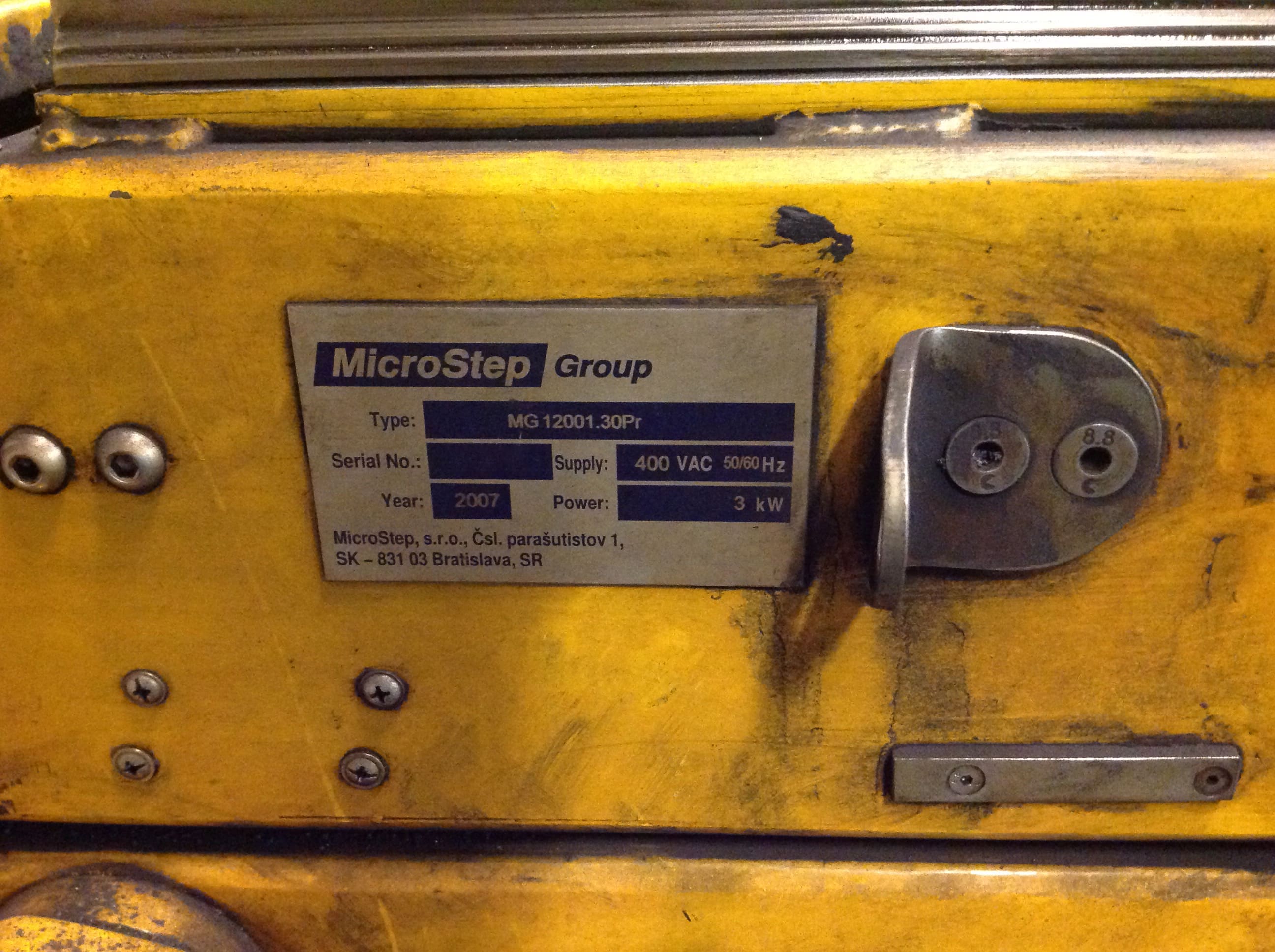 Used MICROSTEP MG 12001.30Pr - 2007