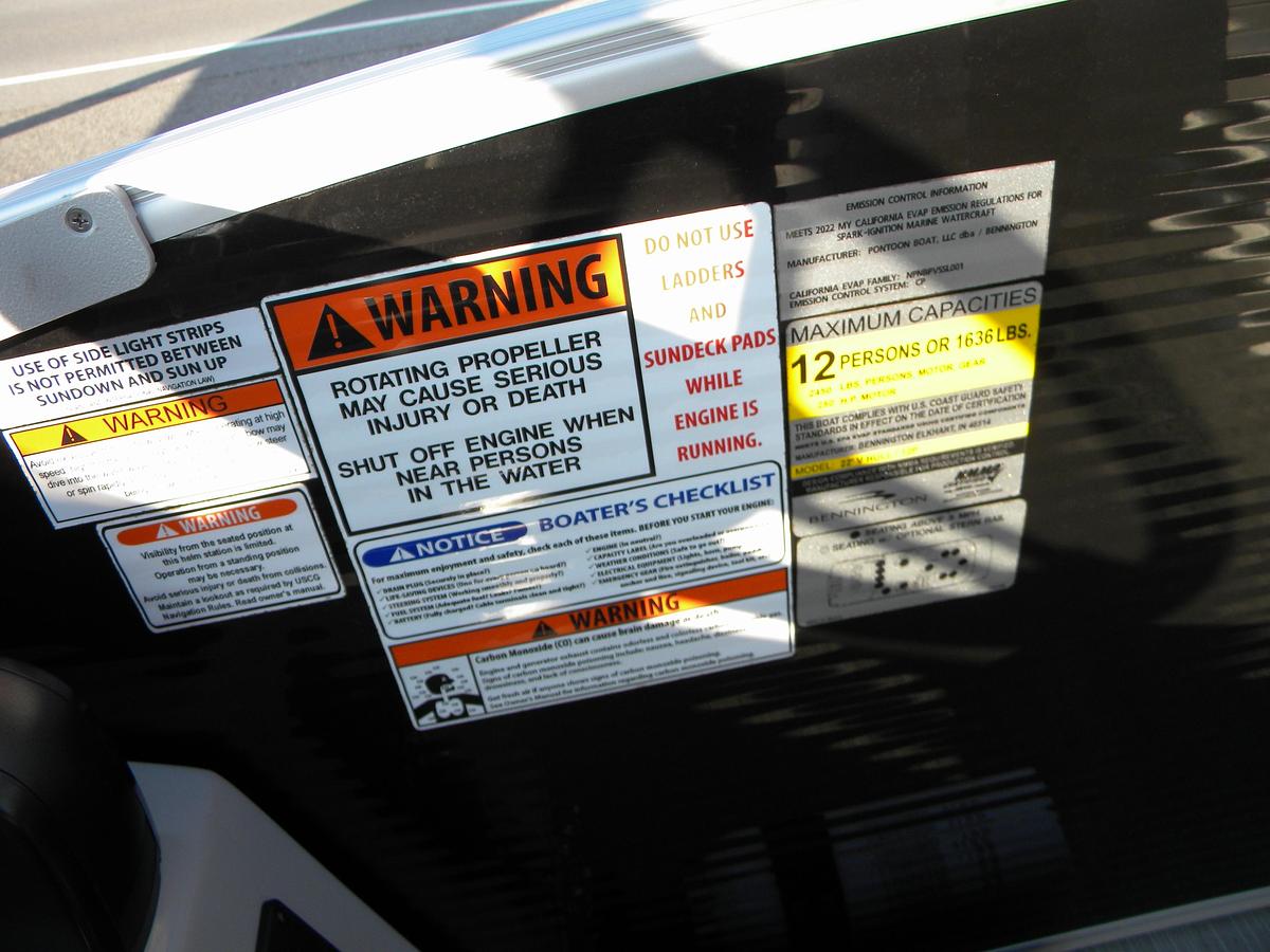 Used 2023 Bennington 23LTSB BOW RIDER