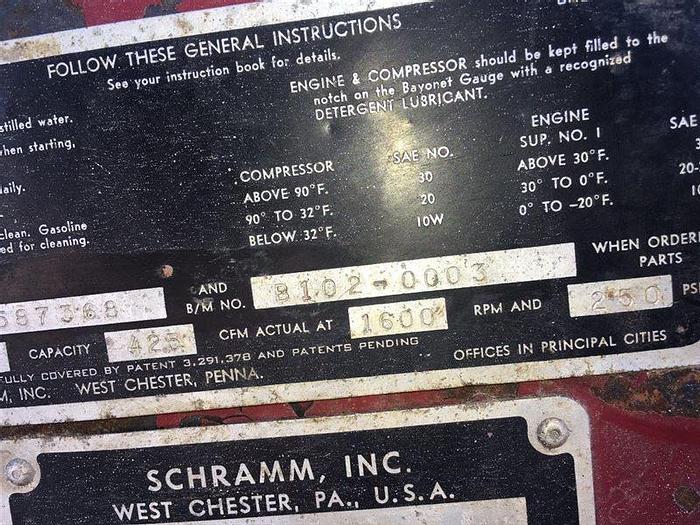 Used 1978 Schramm T64HB Drill Rig - Pending Sale