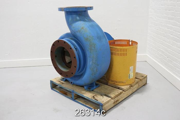 Used Goulds 3180 Goulds 3180, 10X12X16, Stainless Steel Impeller, Diameter 386X344, Ductile Iron Suction Side Plate, Casing, And Stuffing Box.  John Crane Mechanical Seal.   7266 Gpm @ 138 Ft Head, 1800 Rpm, On Base, New #26314