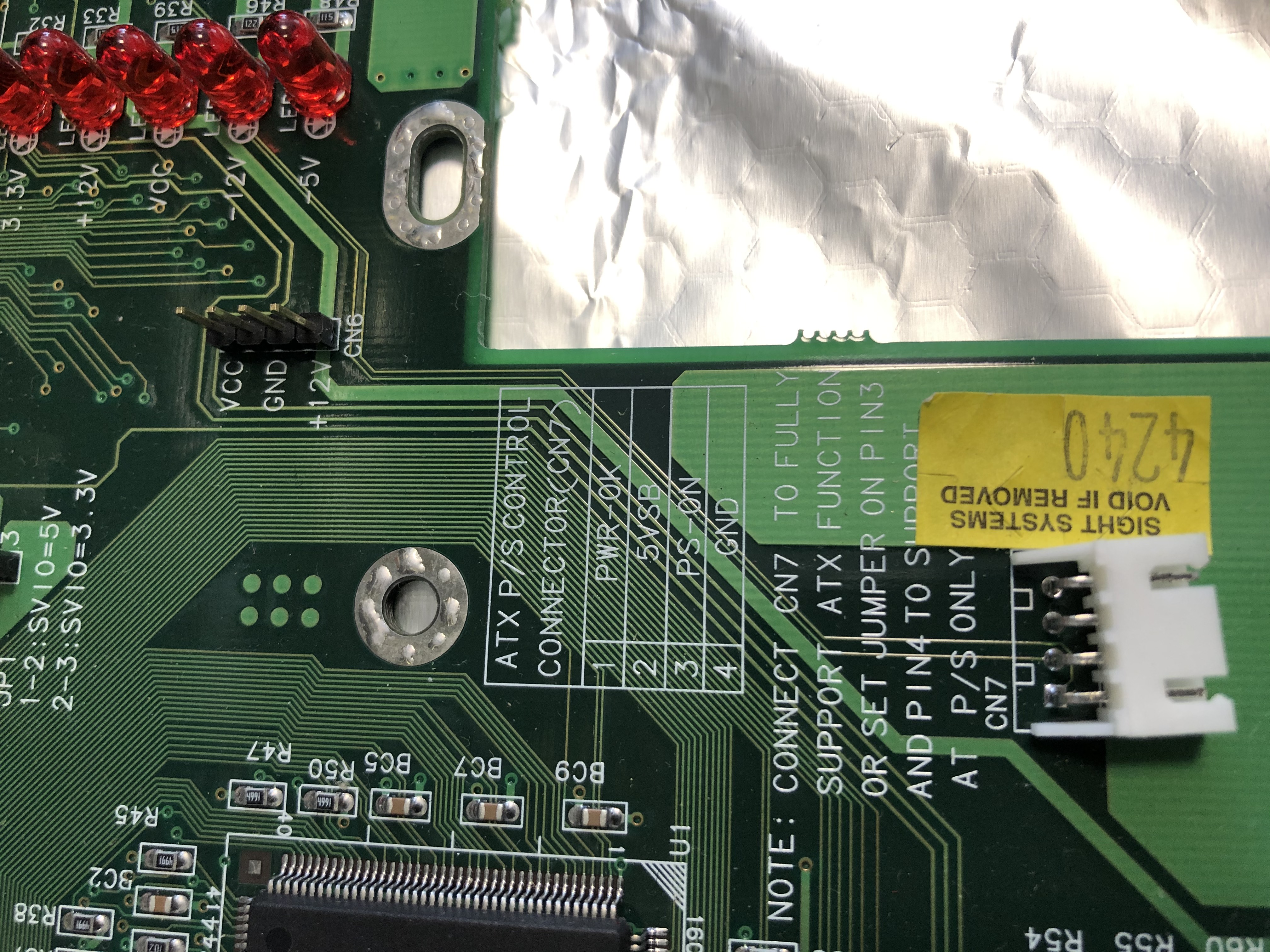 Portwell PBP-14A7-A Industrial Backplane PCB