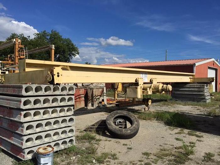 Used F&G 10 Ton Overhead Bridge Crane