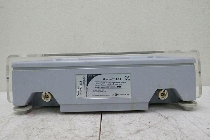 Used Life Technologies GibcoBRL Horizon 11-14 Horizontal Gel Electrophoresis System