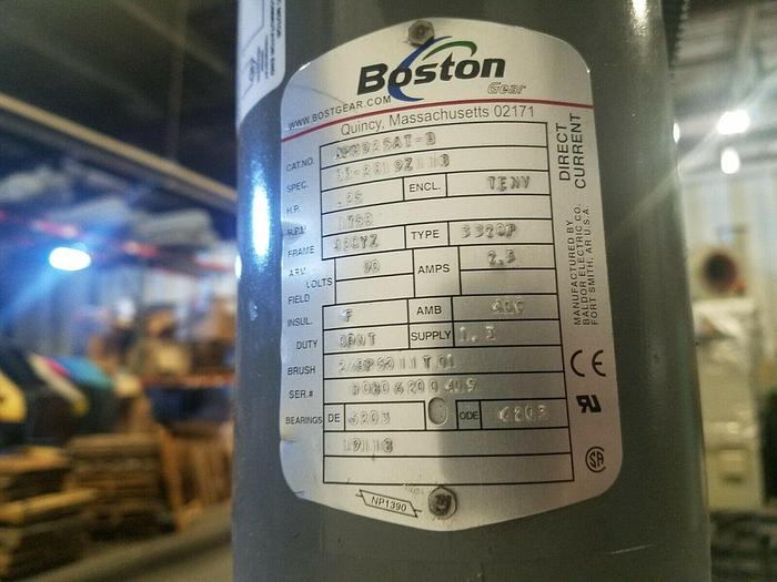 Used Motorized Stock Reel with Boston Gear Controls material payoff Feed